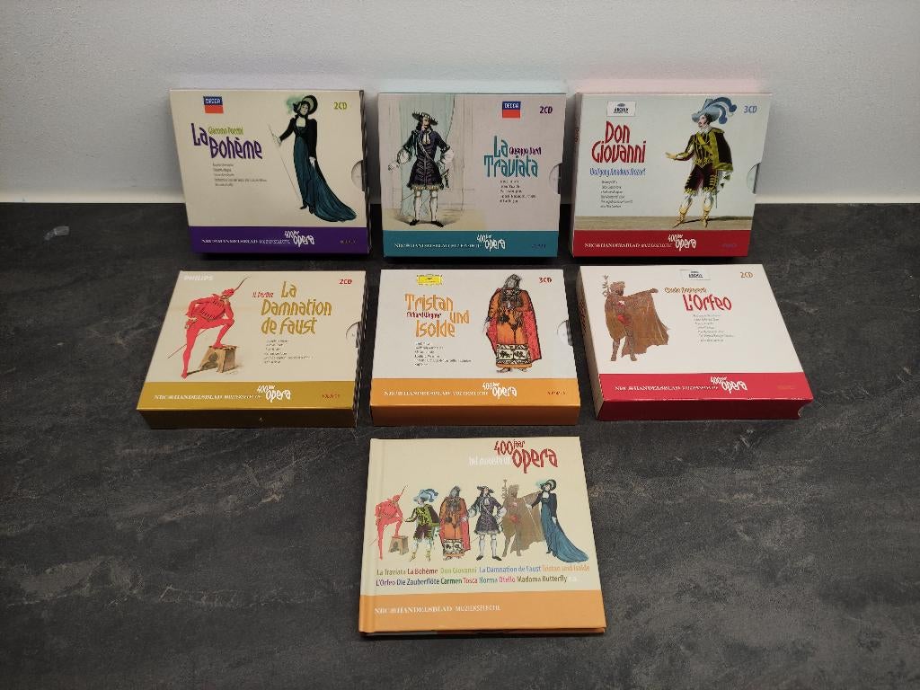 Complete serie cd's 400 jaar Opera. 16 cd's, Cd's en Dvd's, Cd's | Klassiek, Ophalen of Verzenden, Romantiek, Zo goed als nieuw