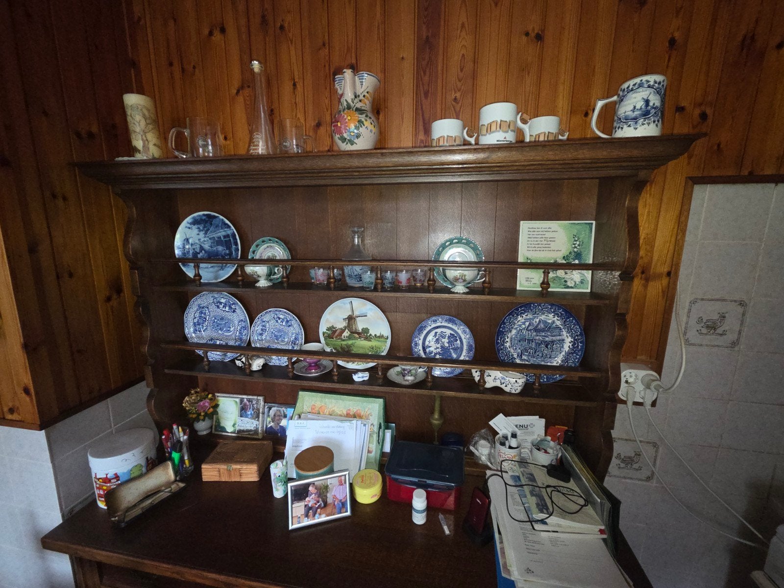 Prachtige massief houten archiefkast, Ophalen