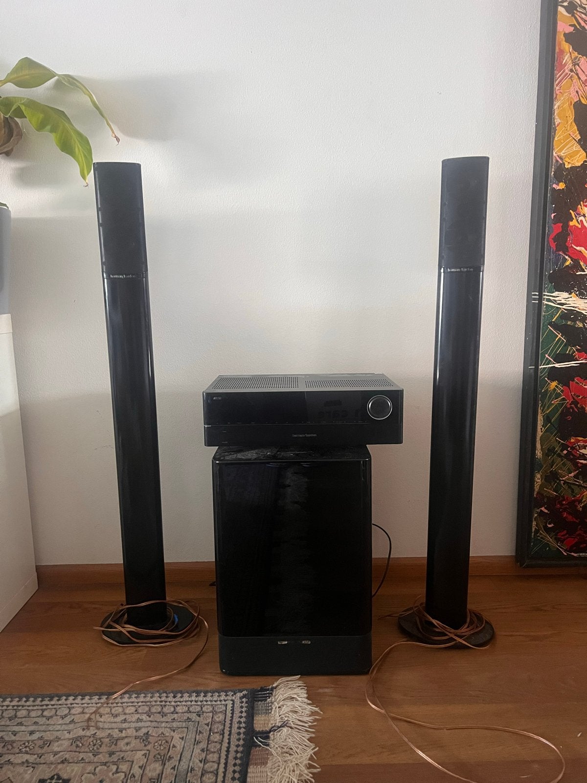 Harman Kardon 2.1 Home Cinema Systeem met Subwoofer, Gebruikt, 2.1-systeem, 70 watt of meer, Overige spelers
