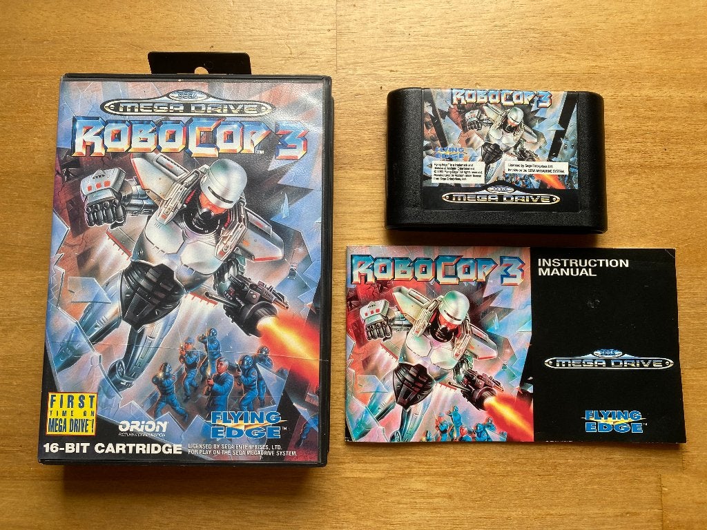 robocop 3 sega mega drive, 1 speler, Racen en Vliegen, Ophalen of Verzenden, Zo goed als nieuw