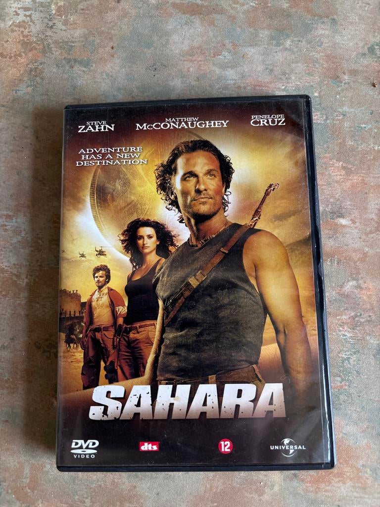 Sahara DVD - Actie/Avontuur met Matthew McConaughey, Vanaf 12 jaar, Ophalen of Verzenden, Gebruikt