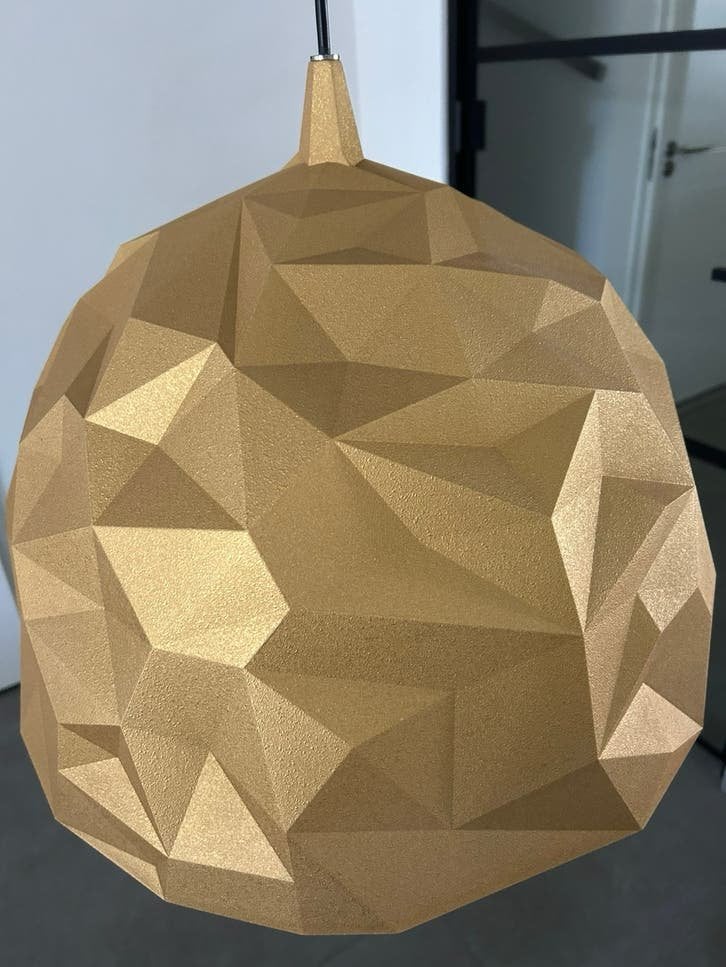 Foscarini diesel rock design hanglamp goud, Ophalen, Zo goed als nieuw