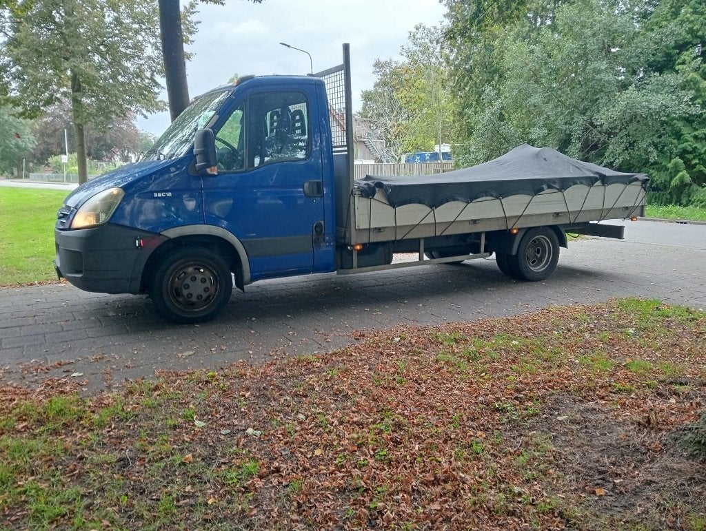 Iveco Daily 35C12 Euro4 2008 openlaadbak, Achterwielaandrijving, Iveco, Blauw, Origineel Nederlands