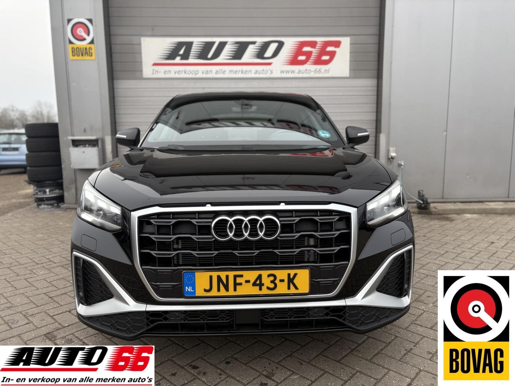 Audi Q2 35 TFSI S Edition 3 x S-Line Carplay Sfeer Sonos, Auto's, Audi, 4 cilinders, Zwart, Leder, Bedrijf