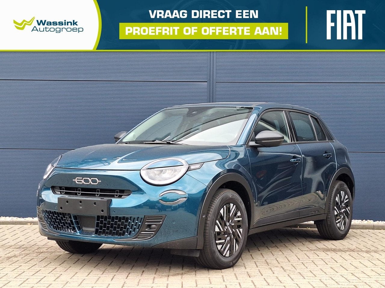 Fiat 600 1.2 Hybrid Turbo Charged 110pk Aut Urban | Cruise C, Automaat, 101 pk, Gebruikt, 1199 cc