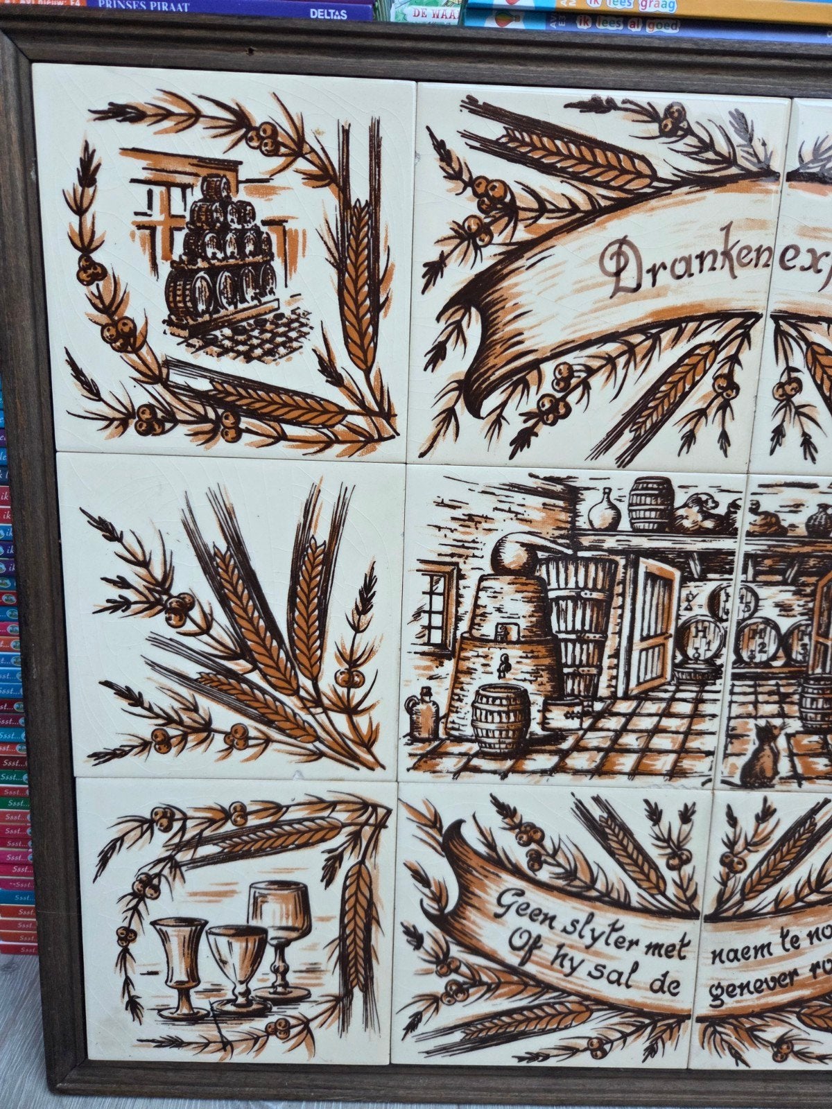 Tegeltableau jaren 70 - Drankenexpresse, Ophalen of Verzenden