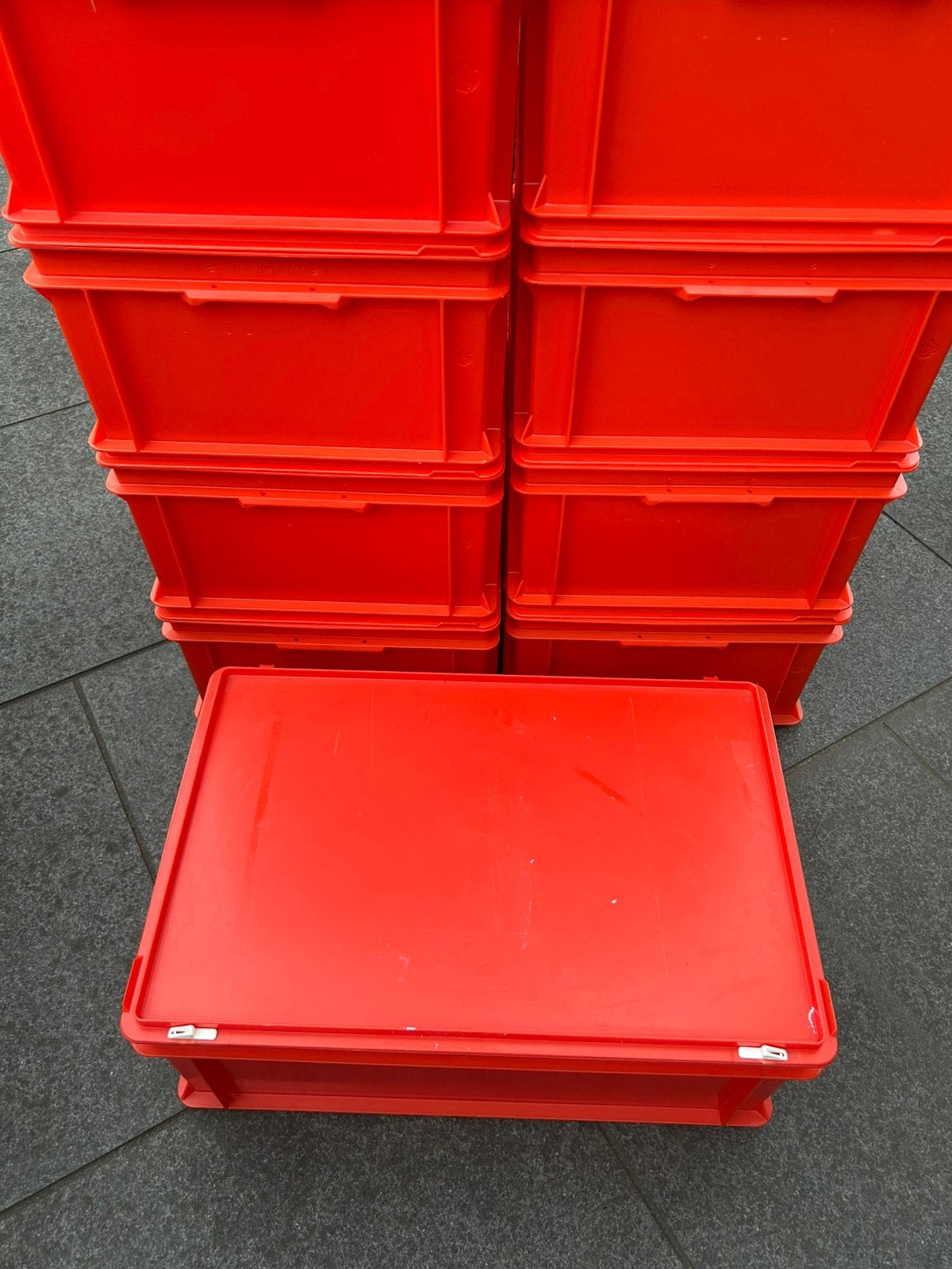 Stapel boxen met deksel 3 maten. Nog enkele, Ophalen, Zo goed als nieuw, Doos, Minder dan 35 cm