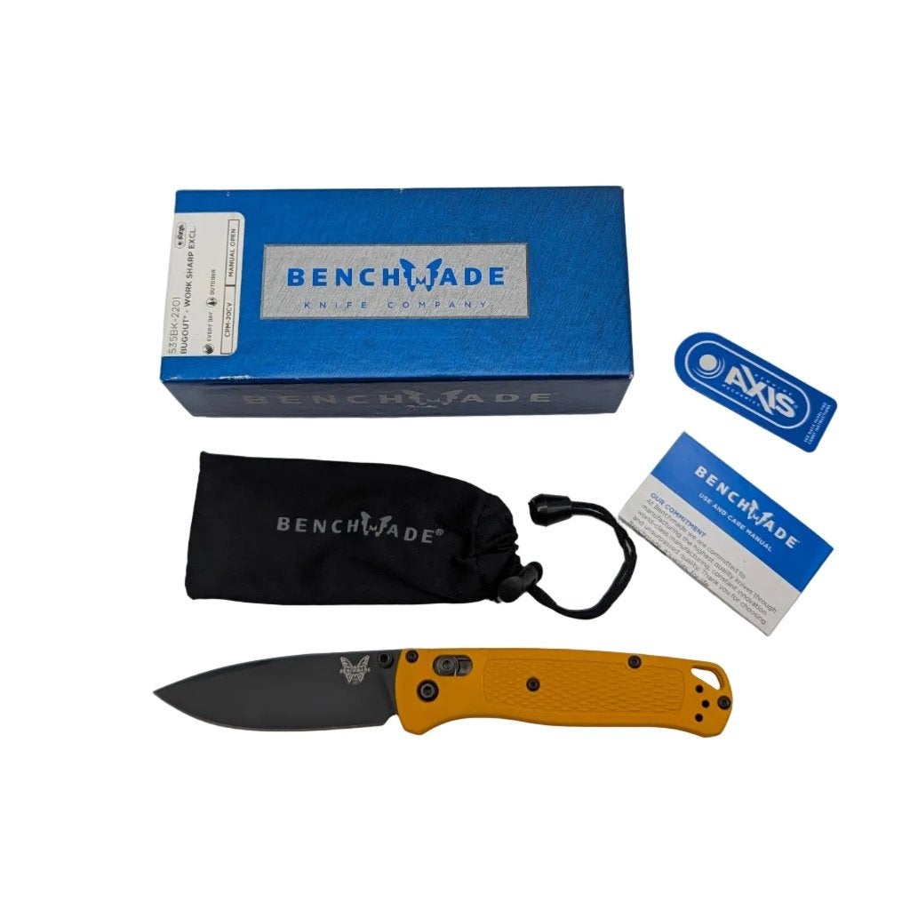 Benchmade 535BK-2201 Bugout Work Sharp Exclusive – Grade A, Ophalen of Verzenden, Zo goed als nieuw