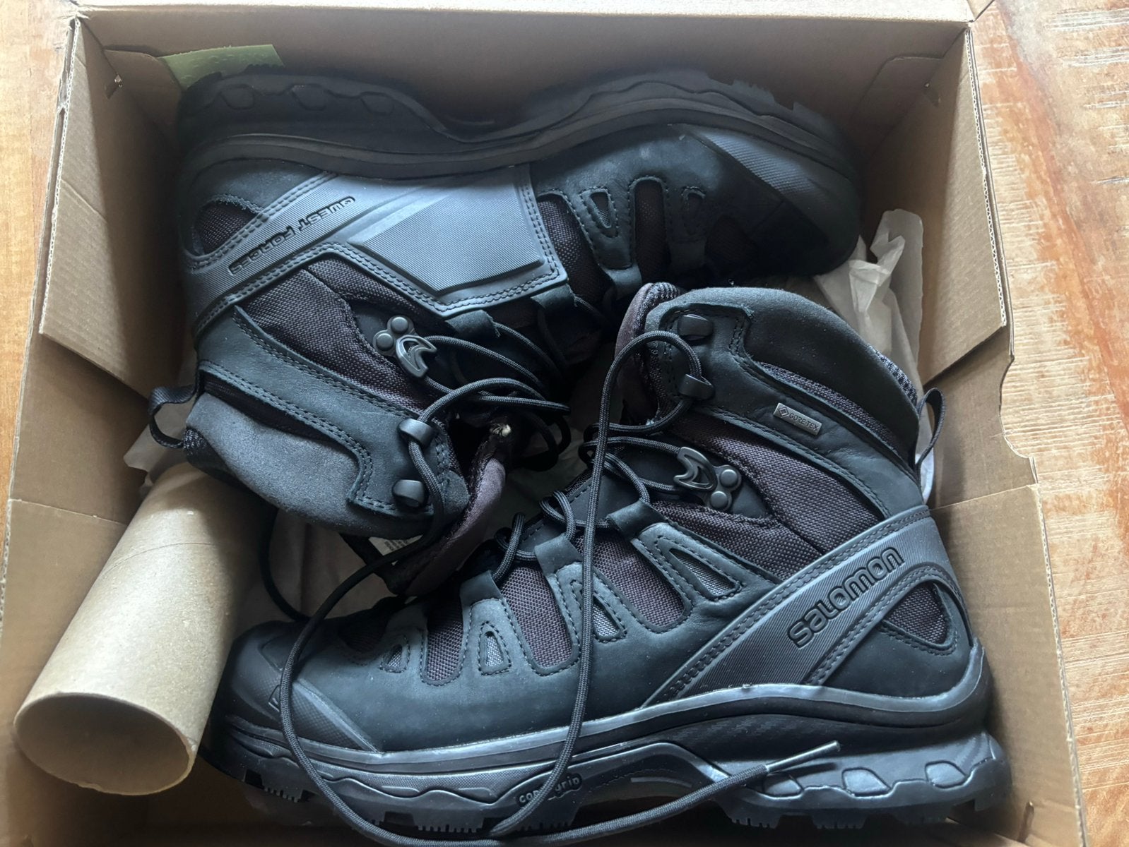 NEW:Salomon Quest 4D GTX Forces 2 schoenen 44⅔, Ophalen of Verzenden, Nieuw, Zwart, Wandelschoenen of Bergschoenen