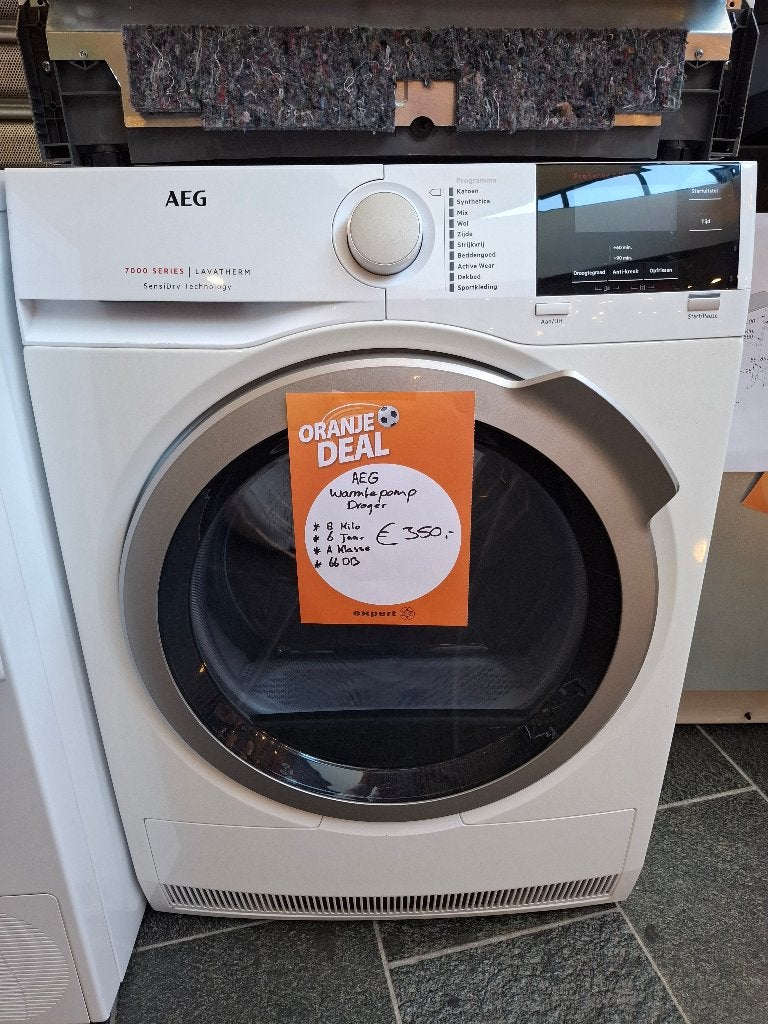 AEG Warmtepompdroger, Ophalen, 6 tot 8 kg, Gebruikt, Overige typen