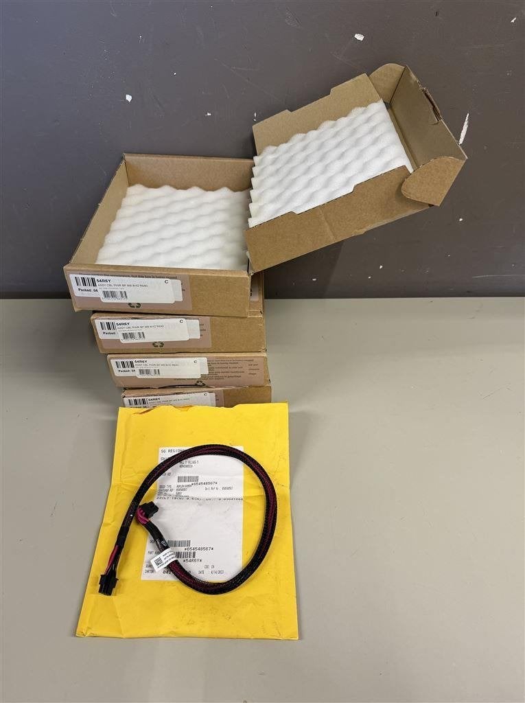 4 x dell power cable - Dell 54R6Y ASSY CBL PWR BP MB 8HD R64, Ophalen of Verzenden, Overige figuren, Nieuw, Beeldje of Figuurtje