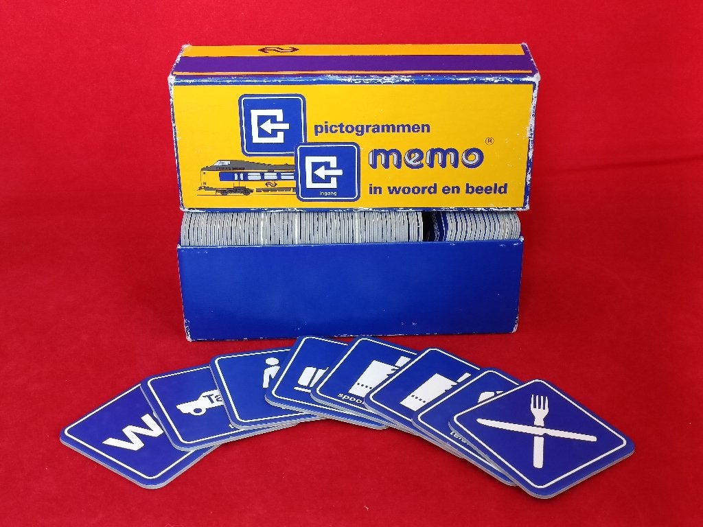 NS Pictogrammen memo - in woord en beeld 1989, Ophalen of Verzenden, Zo goed als nieuw, Overige soorten, Overige typen