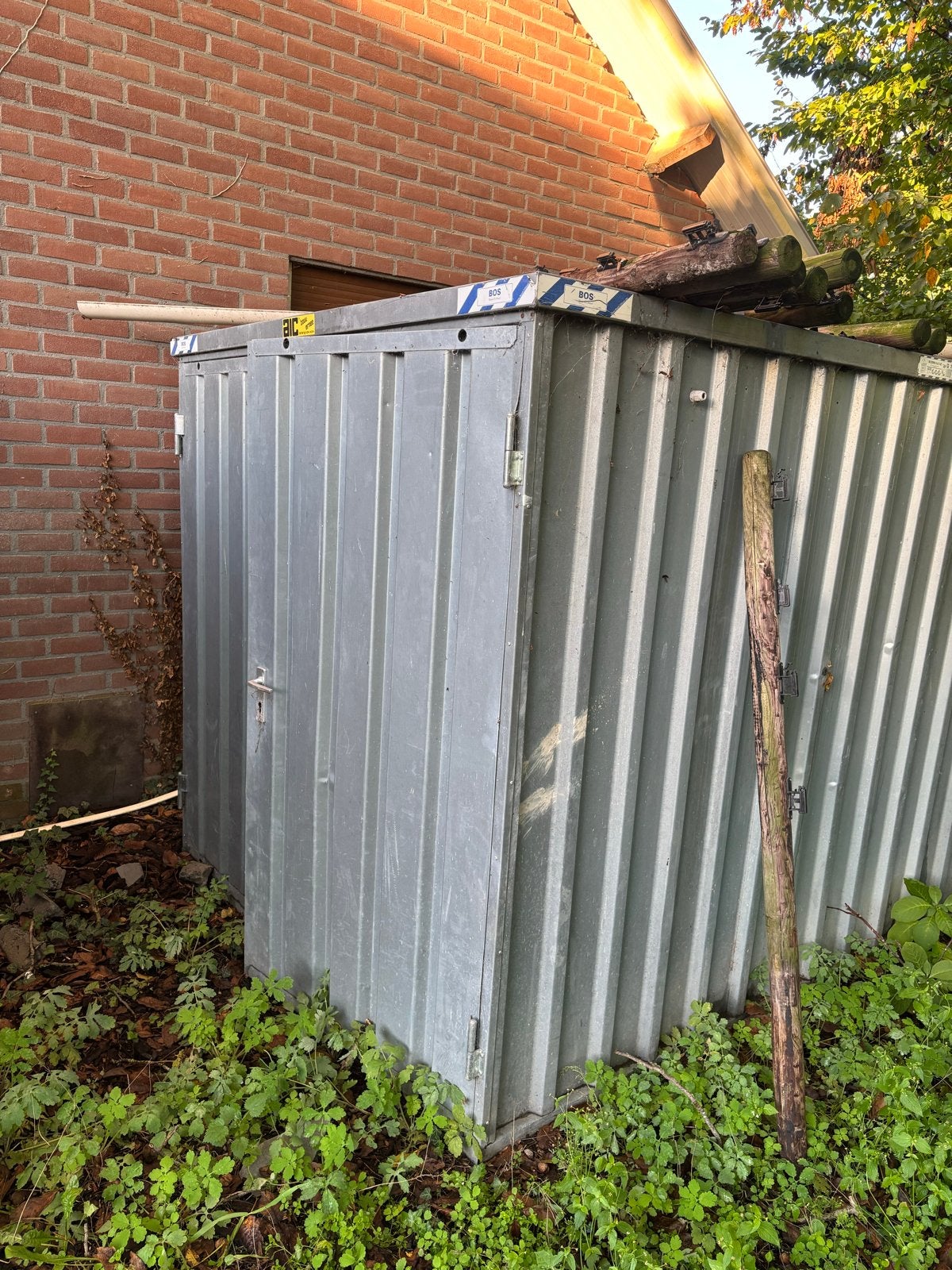 Bos Snelbouw Container - Compacte Opslagoplossing, Ophalen