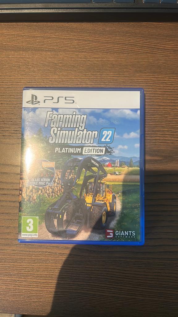 Farming simulator 22 [plat edition], Spelcomputers en Games, Online, Ophalen of Verzenden, Zo goed als nieuw, Simulatie