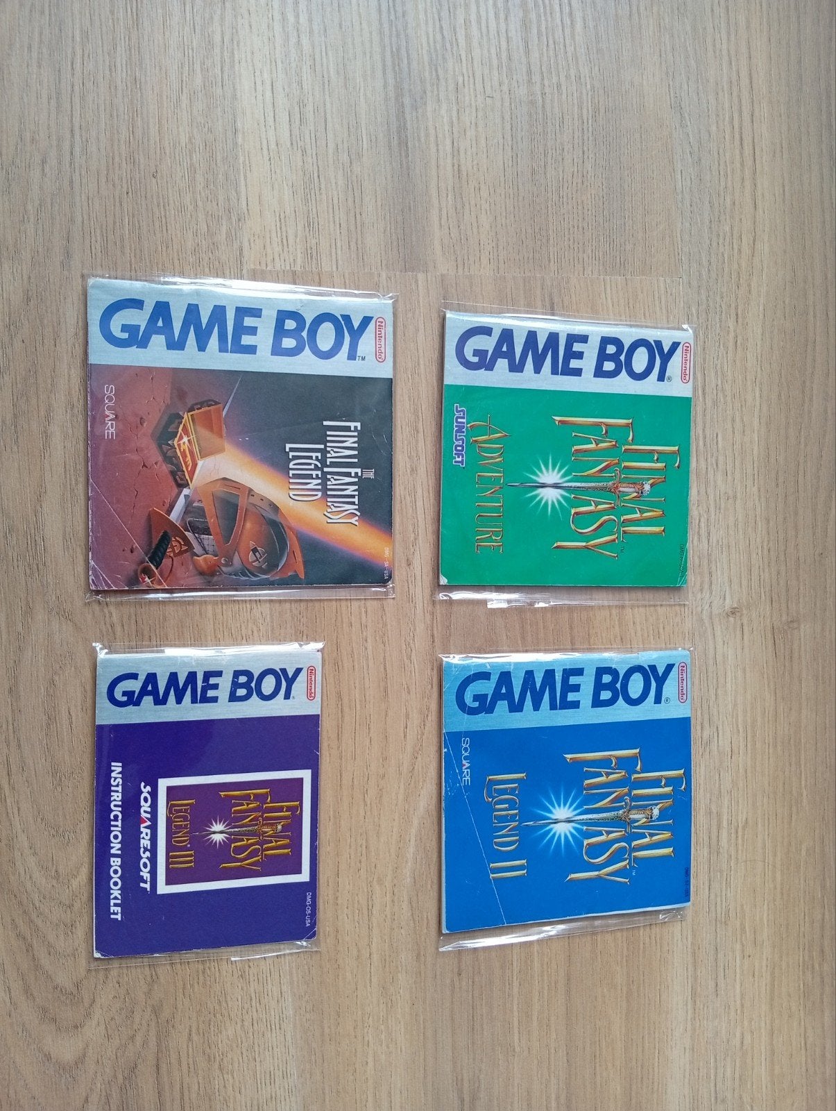 4 Zeldzame handleidingen voor Game Boy: Final Fantasy Legend, Spelcomputers en Games, Games | Nintendo Game Boy, 1 speler, Ophalen of Verzenden