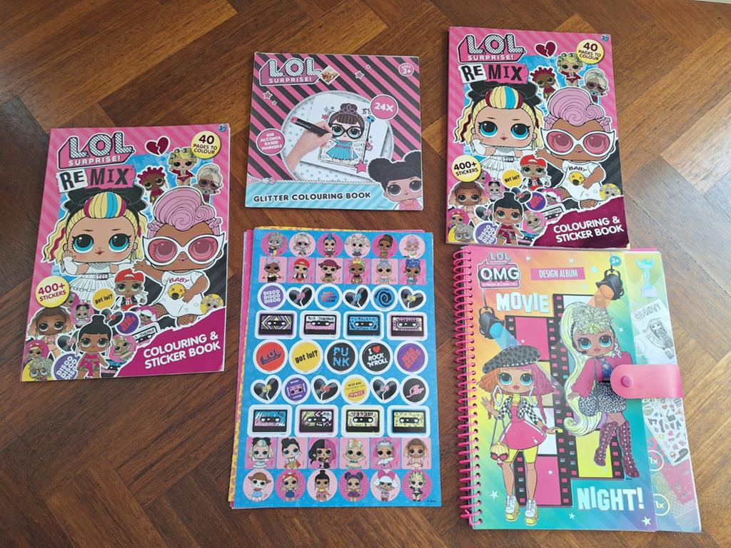 LOL Surprise Knutselboeken en Stickerboek - Compleet Pakket, Boeken, Ophalen of Verzenden, Zo goed als nieuw, MGA Entertainment