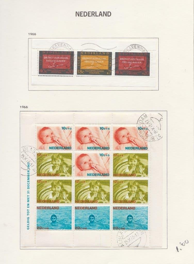 no 97  Nederland blokje, Ophalen of Verzenden, Gestempeld