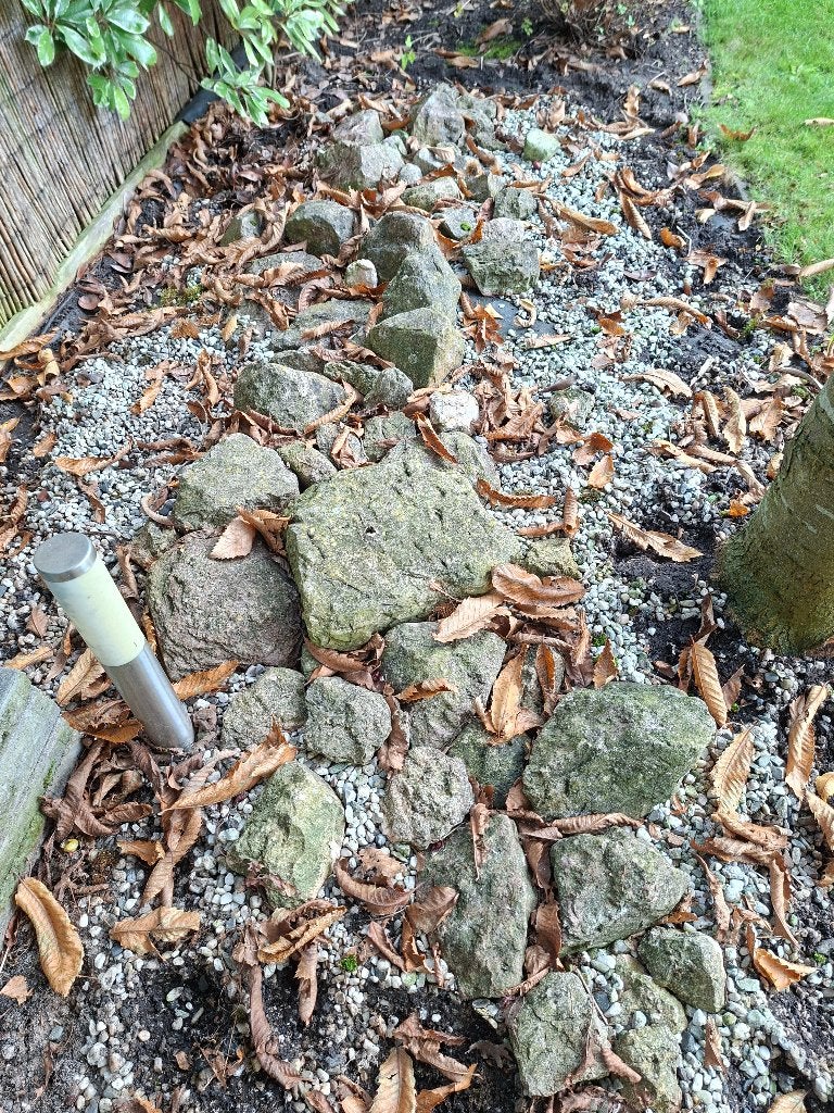 Natuursteen brokken, Ophalen, Gebruikt