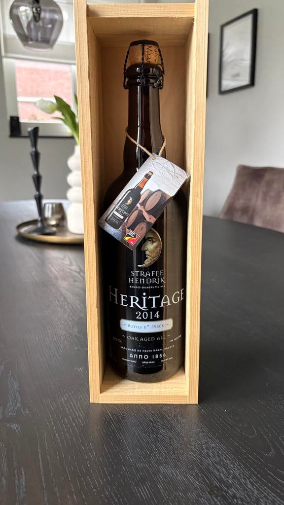Straffe hendrik Heritage 2014, Ophalen of Verzenden, Zo goed als nieuw, Flesje(s), Overige merken