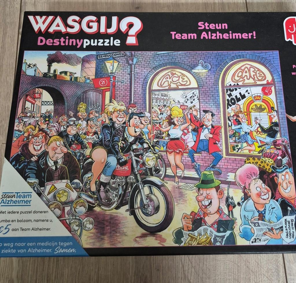 Wasgij puzzel 1000 stukjes, Hobby en Vrije tijd, Denksport en Puzzels, Ophalen, 500 t/m 1500 stukjes, Gebruikt, Legpuzzel