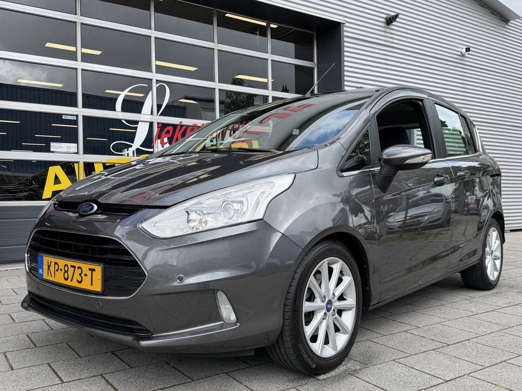 Ford B-Max 1.0 EcoBoost Titanium - Navigatie I Airco I Achte, Auto's, Ford, Voorwielaandrijving, Gebruikt, Origineel Nederlands