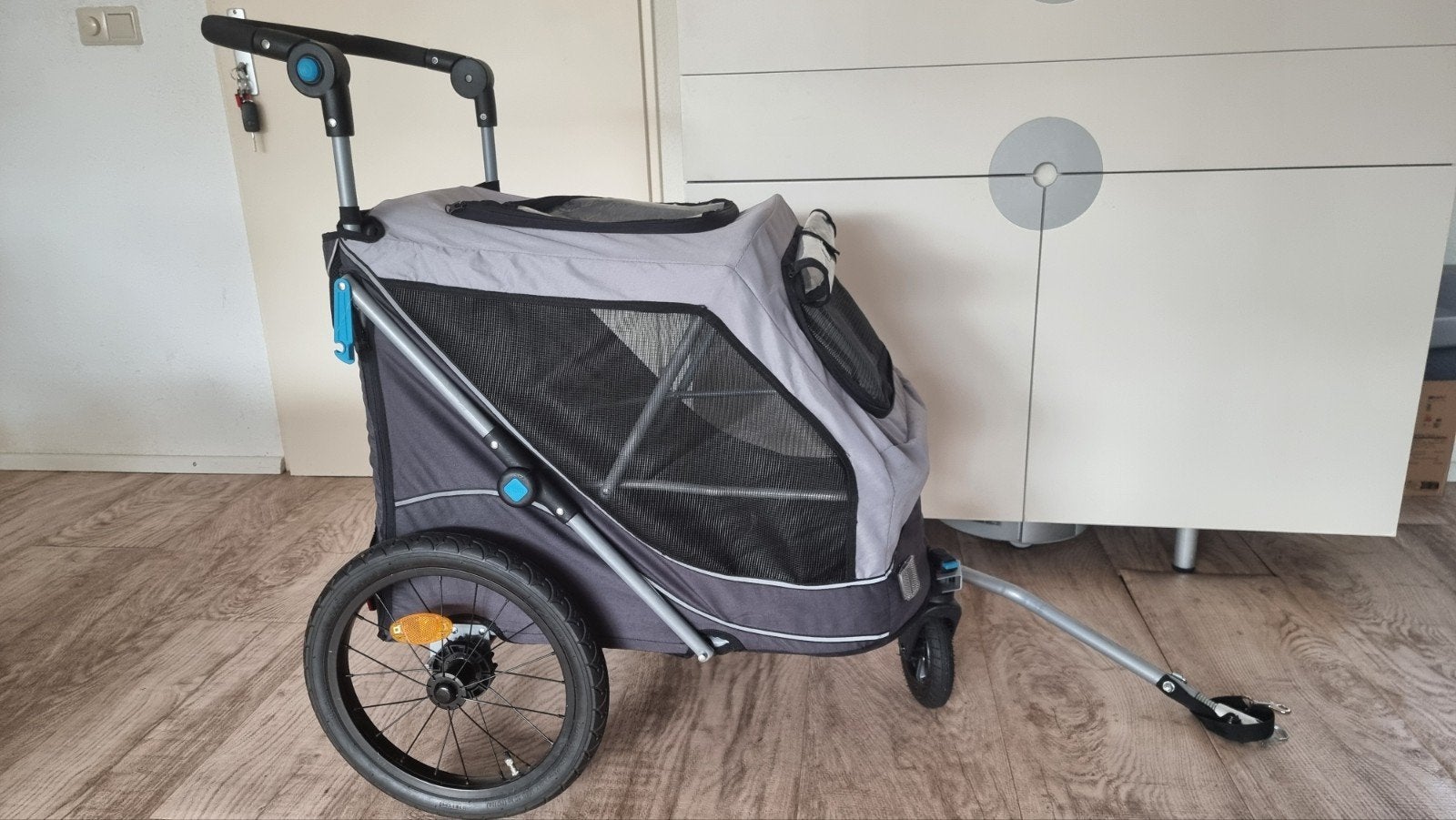 Trixie Hondenfietskar en wandelkar. Maat M., Trixie, Ophalen, Gebruikt, Hondenfietskar