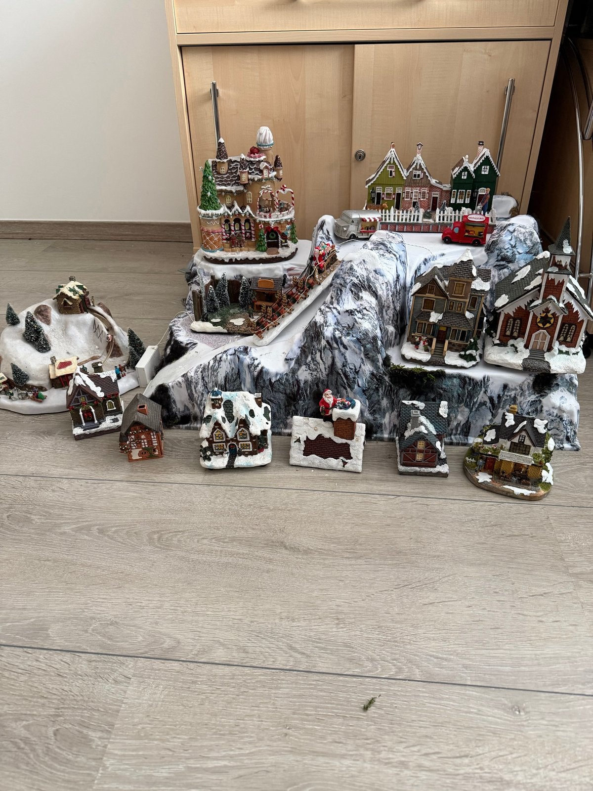 Dickensville kerstdorp en div., Ophalen, Gebruikt
