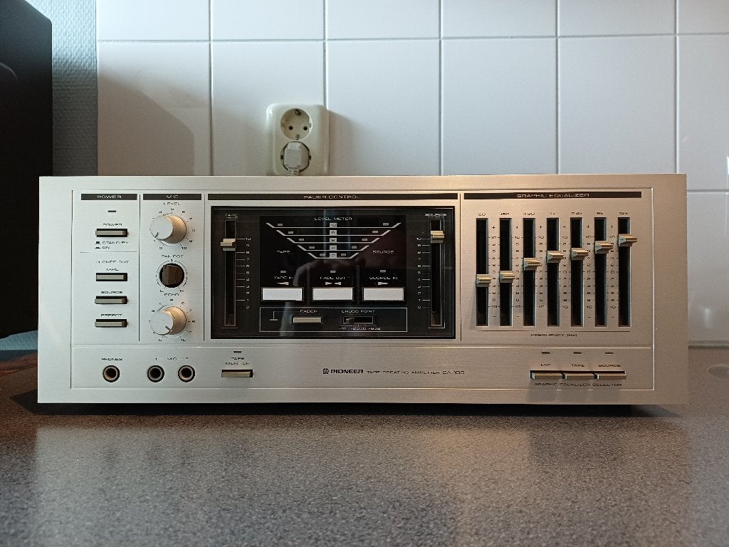 Pioneer CA-100 Tape Creating Amplifier Mixer/Equalizer, Ophalen, Refurbished, Pioneer, Minder dan 60 watt