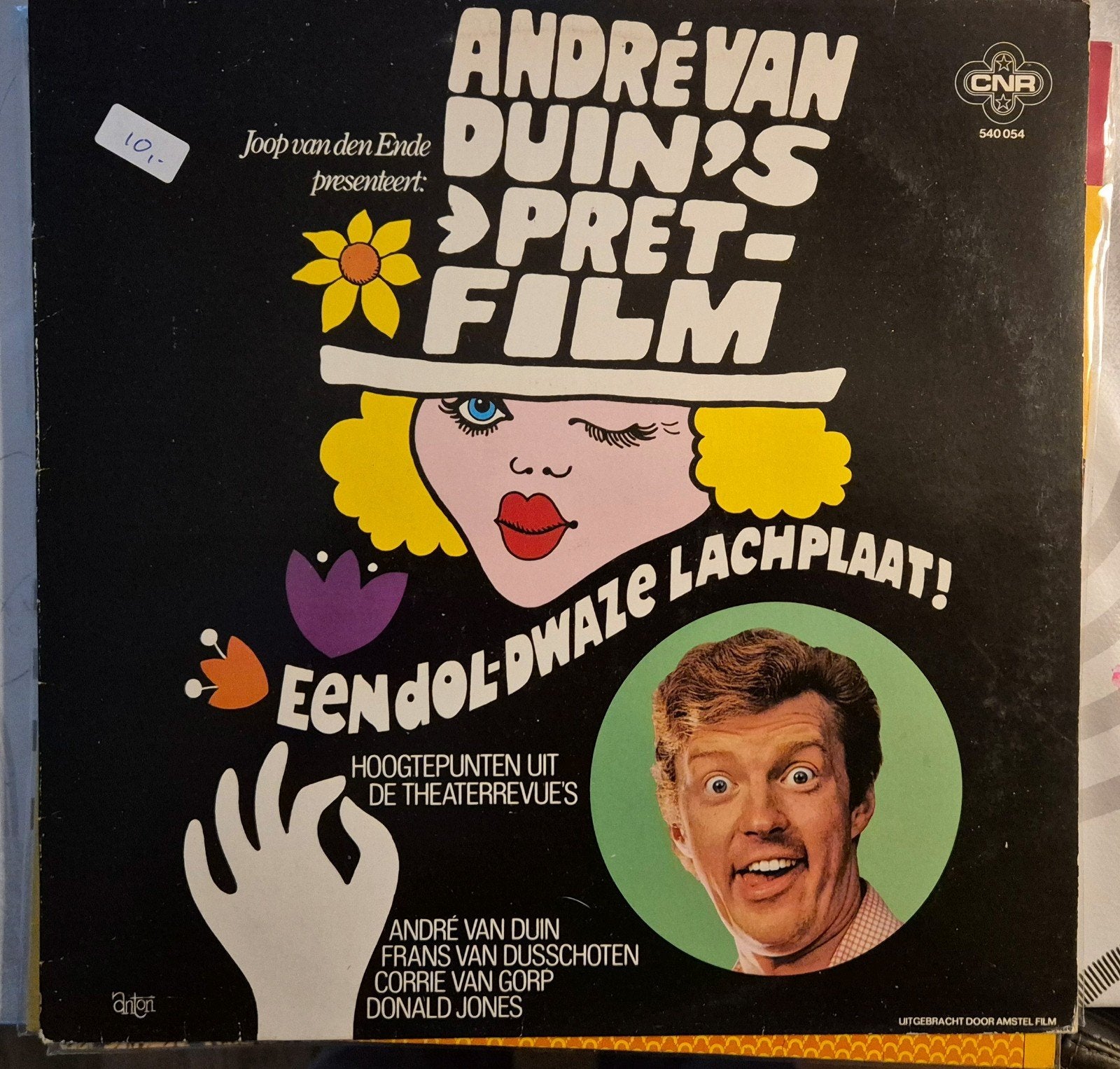 LP André van Duin - Pretfilm (Een Dol-Dwaze Lachplaat!), Cd's en Dvd's, Ophalen of Verzenden, Gebruikt, 12 inch, Levenslied of Smartlap