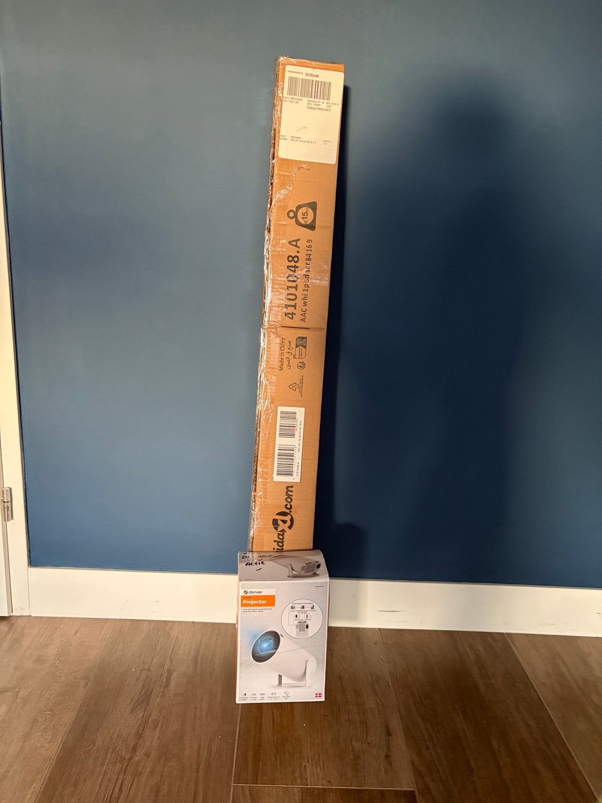 Nieuw: Denver PR-2500 Beamer Full HD - met scherm 4101048.A, Ophalen, Nieuw, LED, Full HD (1080)