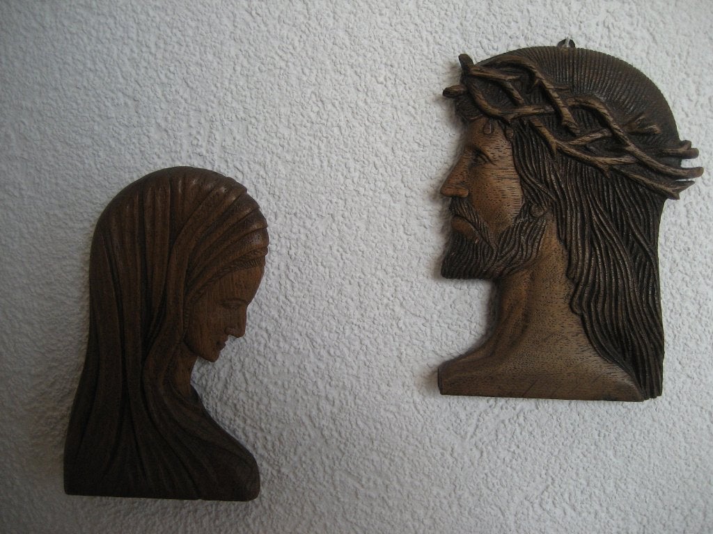 Houtsnijwerk, Antiek en Kunst, Ophalen, Houtsnijwerk, Minder dan 20 cm, Handgemaakt