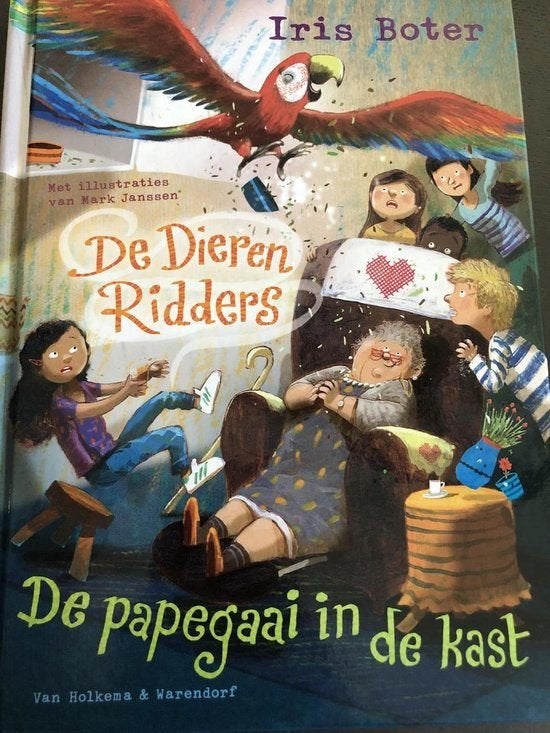 De Dieren Ridders deel 4: De papegaai in de kast (Hardcover), Fictie algemeen, Nieuw, Ophalen of Verzenden, Iris Boter