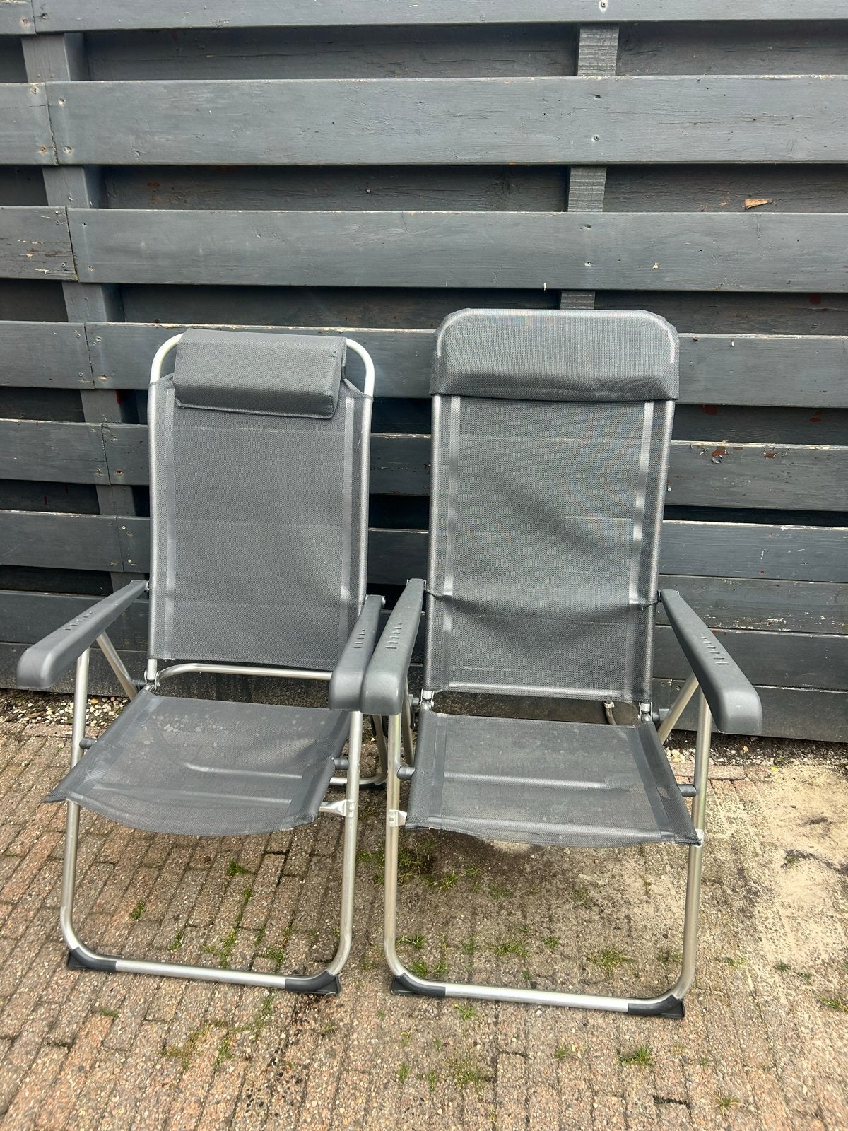 Set van 4 verstelbare campingstoelen, Ophalen, Gebruikt, Campingstoel