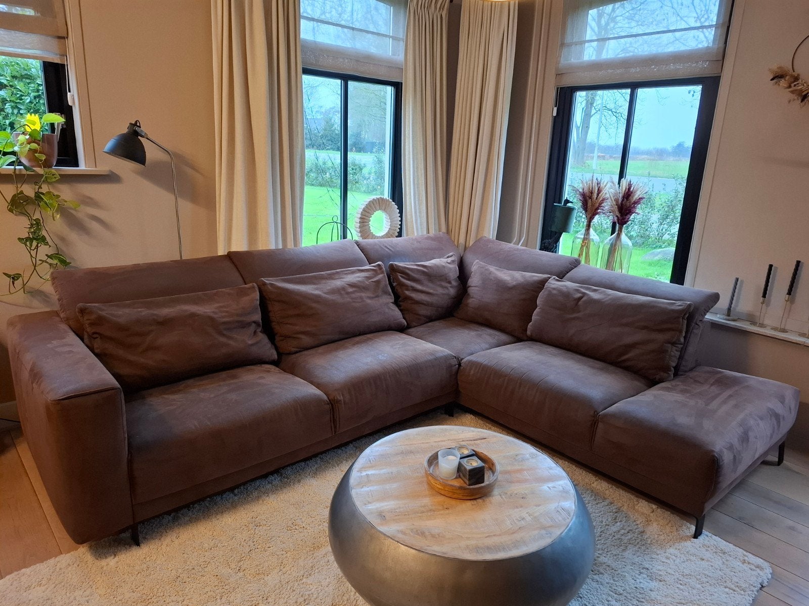 Hoekbank Montel, Ophalen, Modern, Comfortabel, 250 tot 300 cm, Gebruikt
