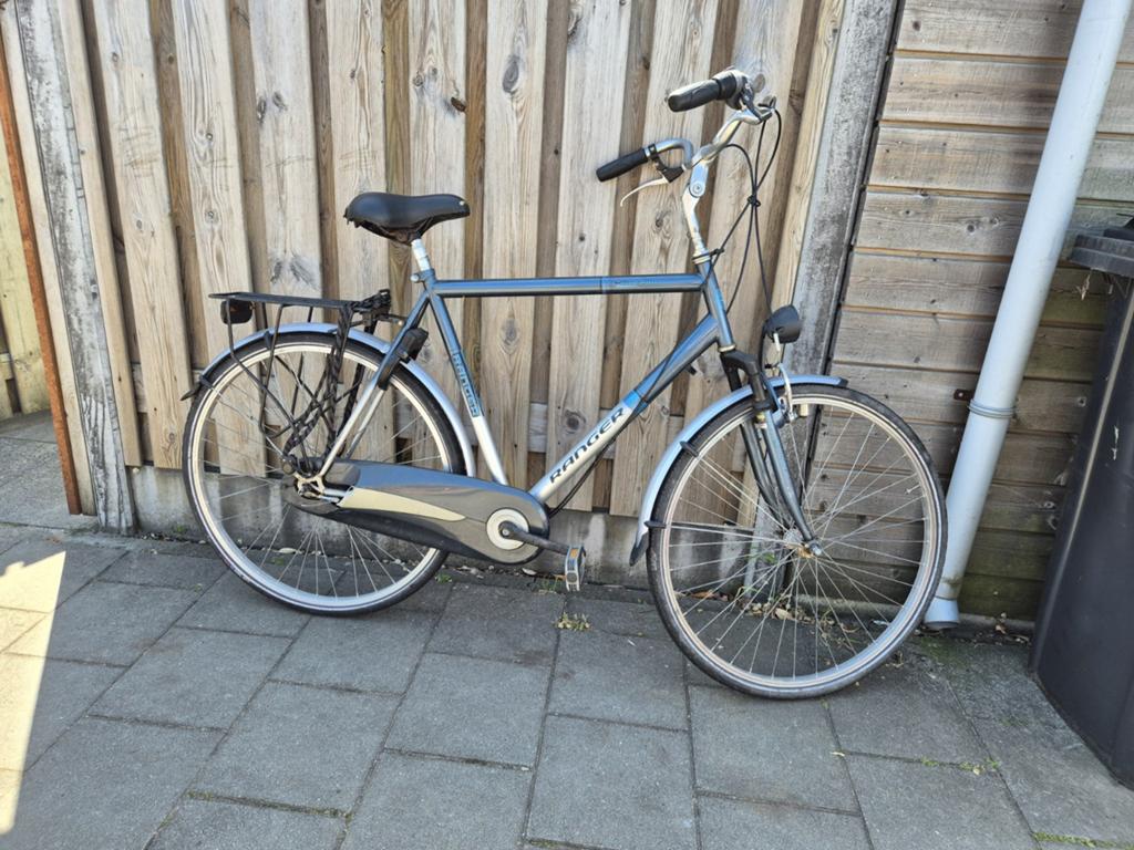 Degelijke Ranger stadsfiets - Gebruikt, Gebruikt, Velgrem, Versnellingen, 53 tot 57 cm