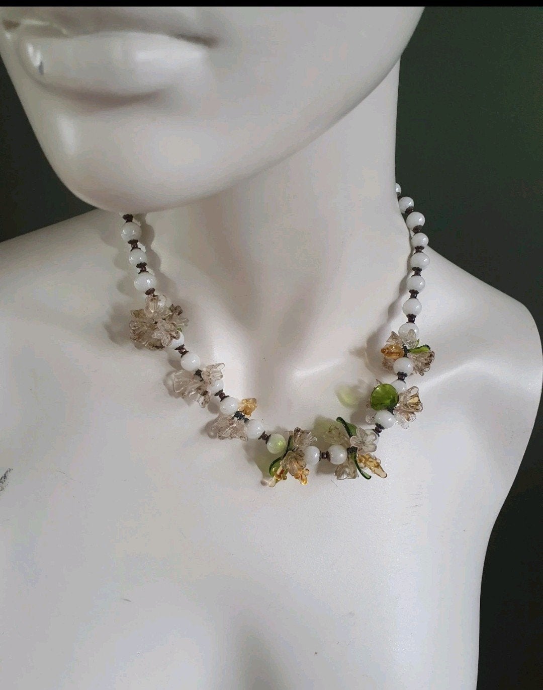 Venetiaans glas Murano (bloemen) jaren 50, Ophalen of Verzenden, Zo goed als nieuw, Overige materialen