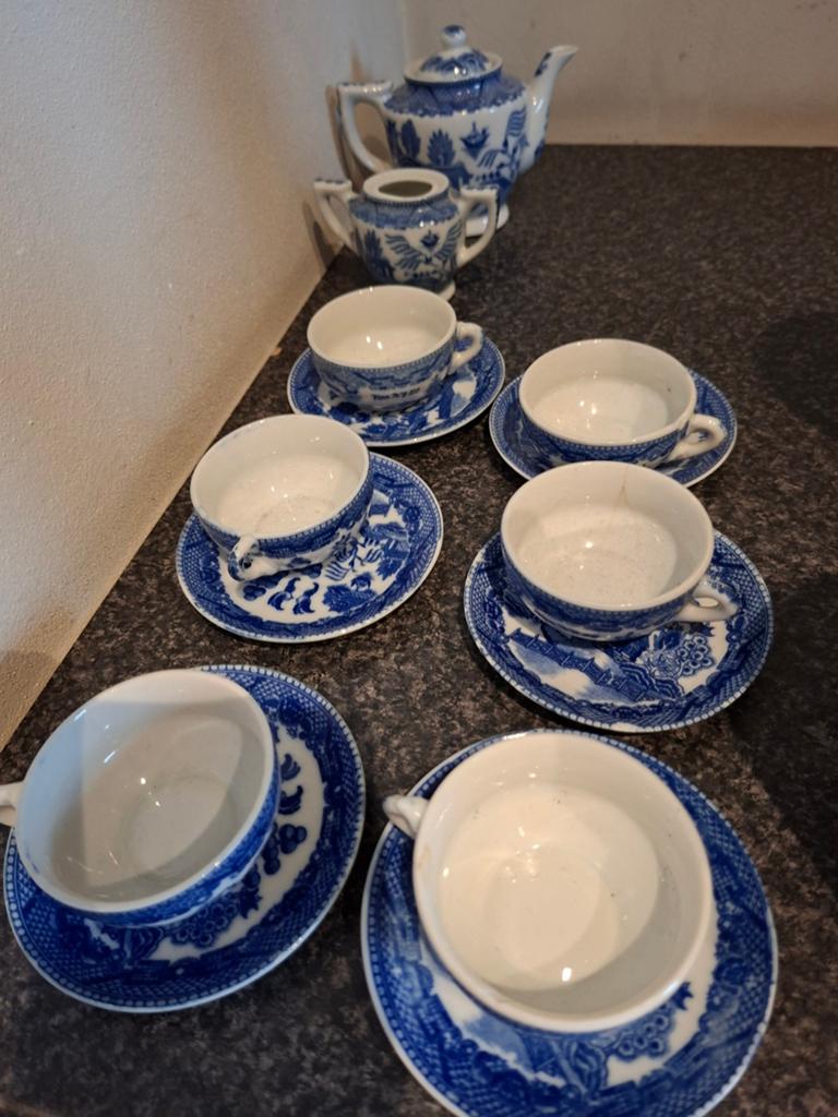Van Nelle serviesje mini, Ophalen of Verzenden