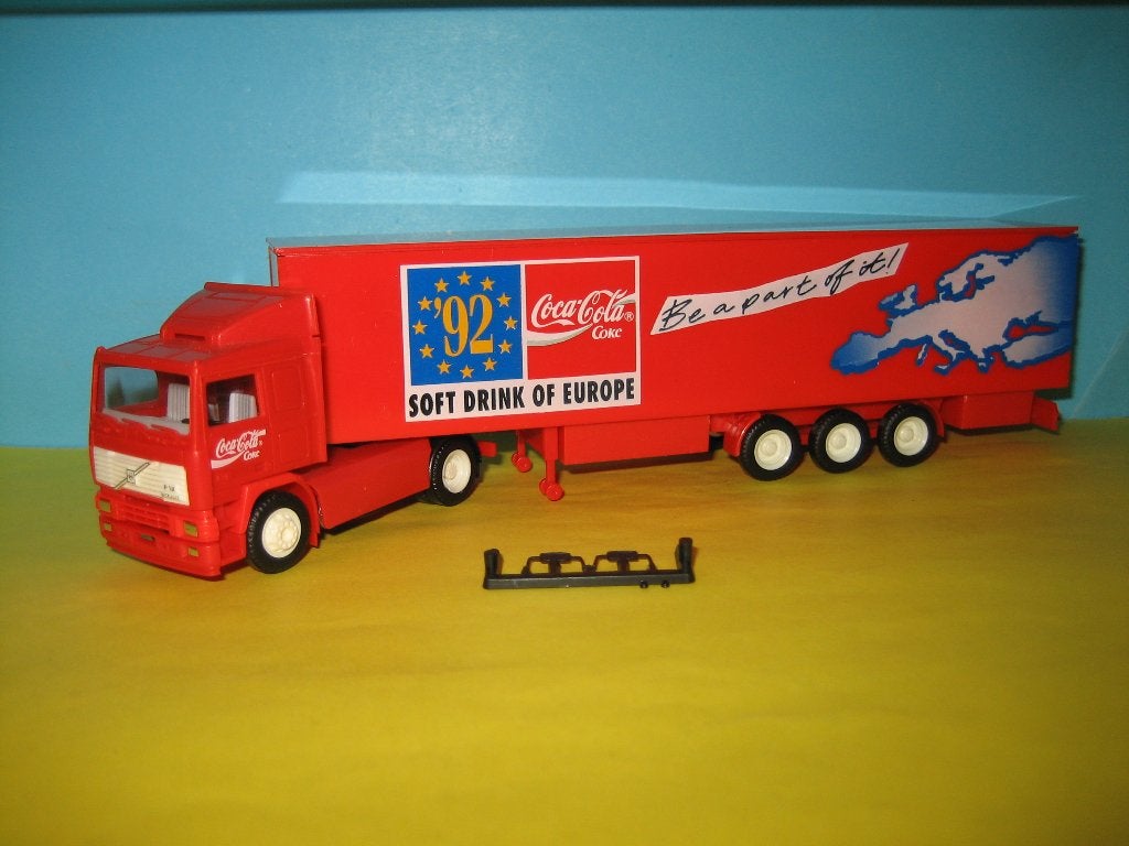 (C) kavel met 10 x  Coca-Cola modellen  Herpa/Albedo, Ophalen of Verzenden, Zo goed als nieuw, Bus of Vrachtwagen, Herpa
