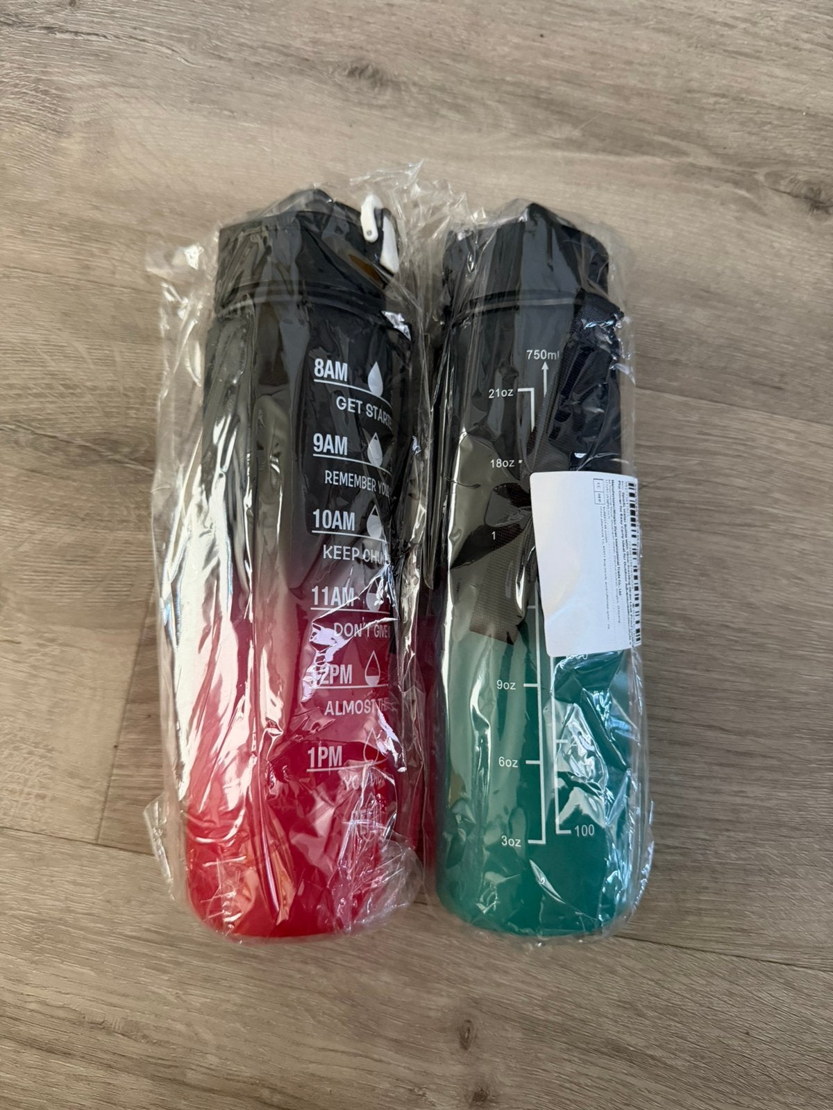 Motivationbottle 750ml 2 stuks, Ophalen of Verzenden, Nieuw