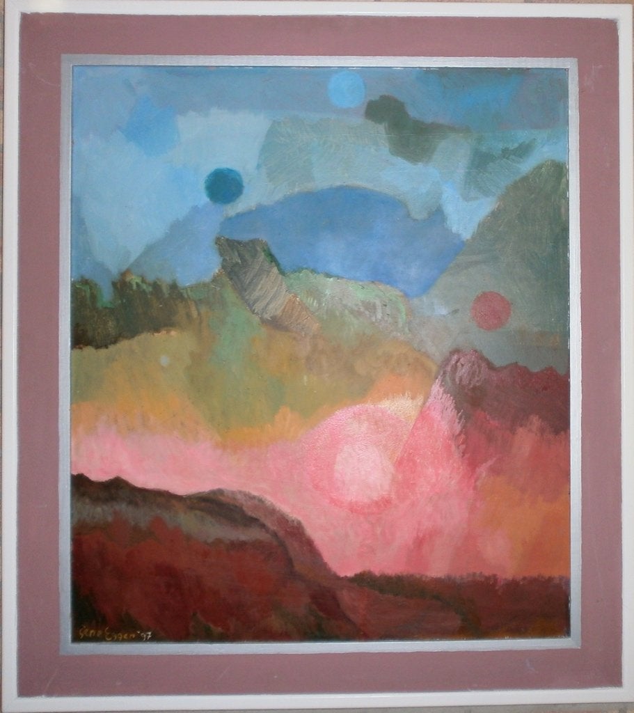 Gène Eggen (1921-2000) Ulestraten, Antiek en Kunst, Ophalen, Ingelijst, Abstract