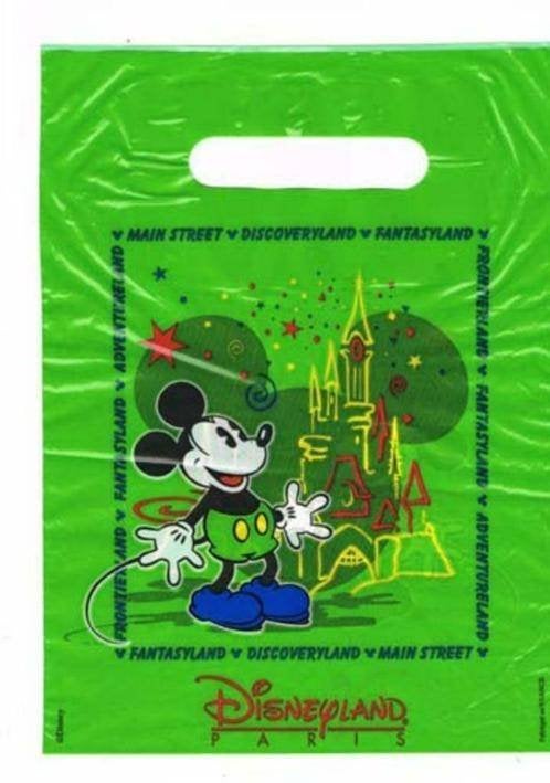Mickey Mouse Disneyland Paris - Plastic Tasje, Ophalen of Verzenden, Mickey Mouse, Beeldje of Figuurtje