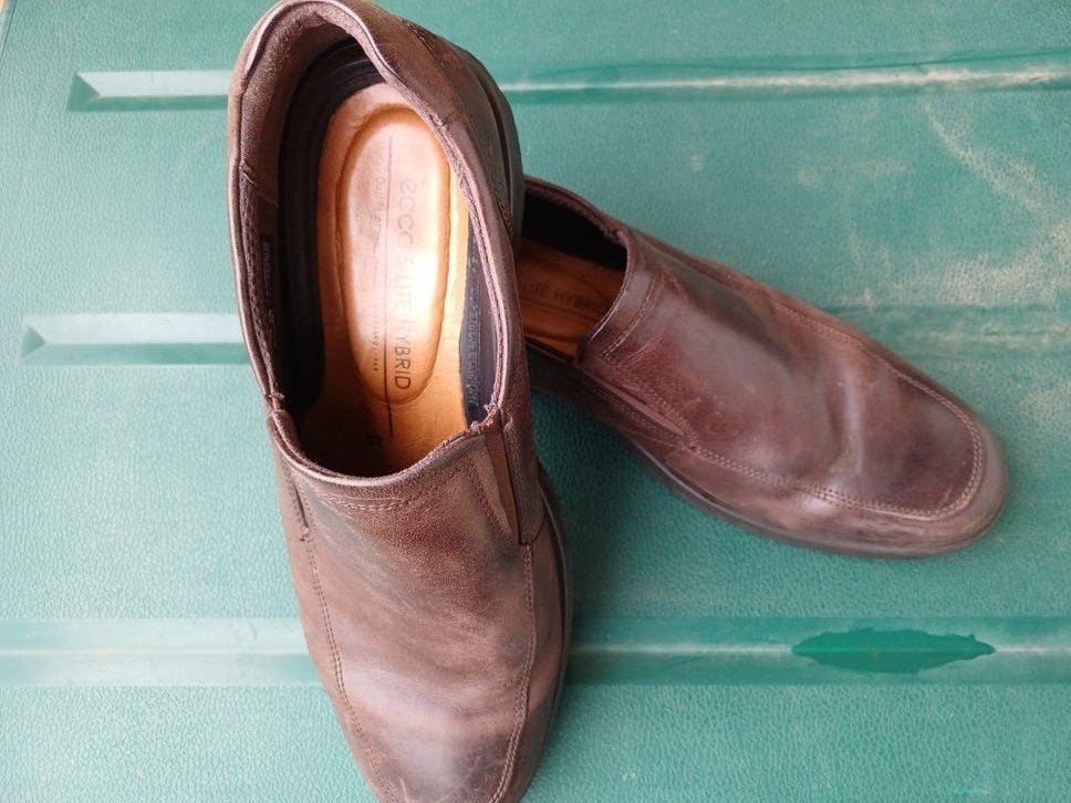 Ecco Lite Hybrid Heren Instappers - Maat 45, Loafers, Ecco, Bruin, Ophalen of Verzenden