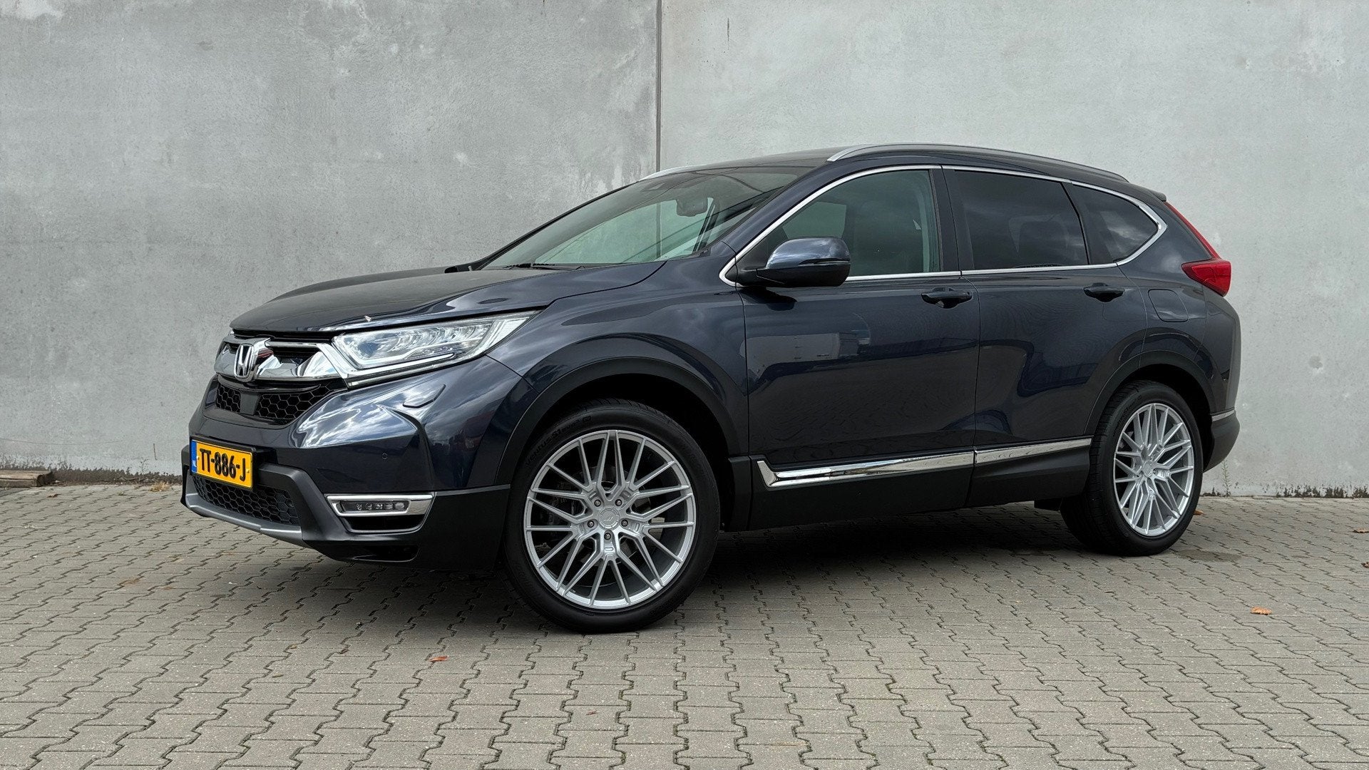 Honda CR-V 1.5 AWD Executive | Pano dak | Leder | Head up |, Auto's, Honda, Automaat, 4 cilinders, Blauw, Bedrijf