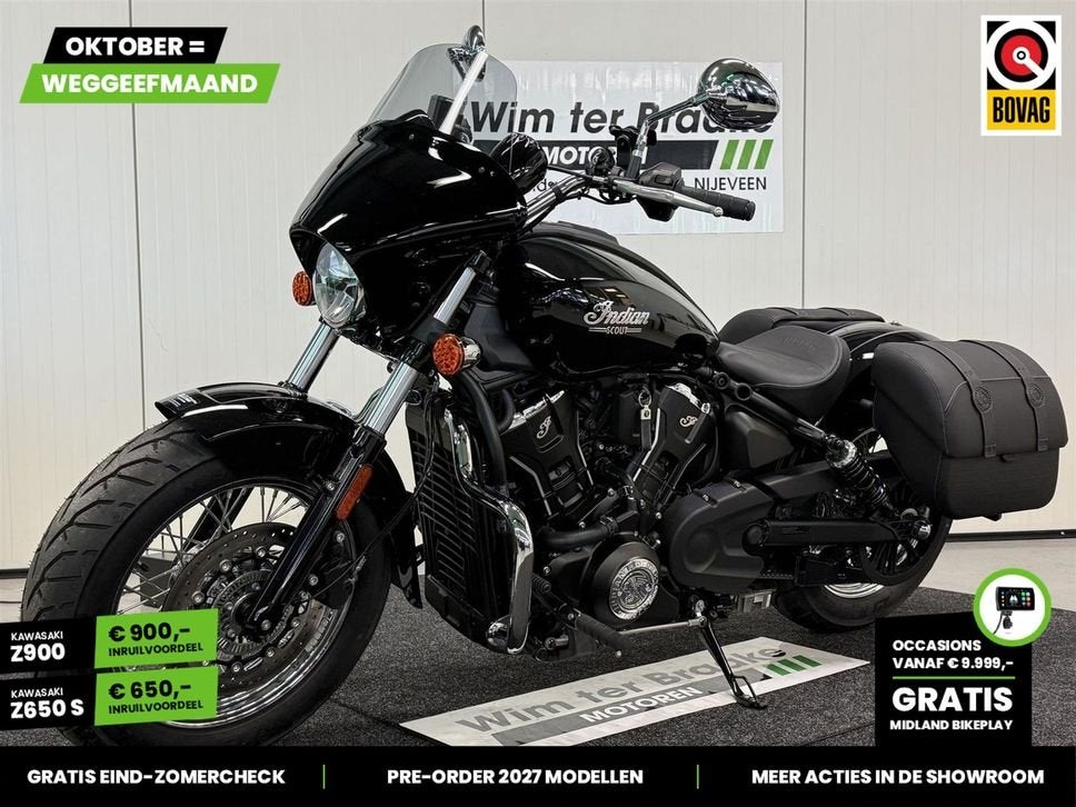 Indian Scout Classic 1250 (bj 2024) 300 km, Motoren, 2 cilinders, Onbekend, Meer dan 35 kW, Indian