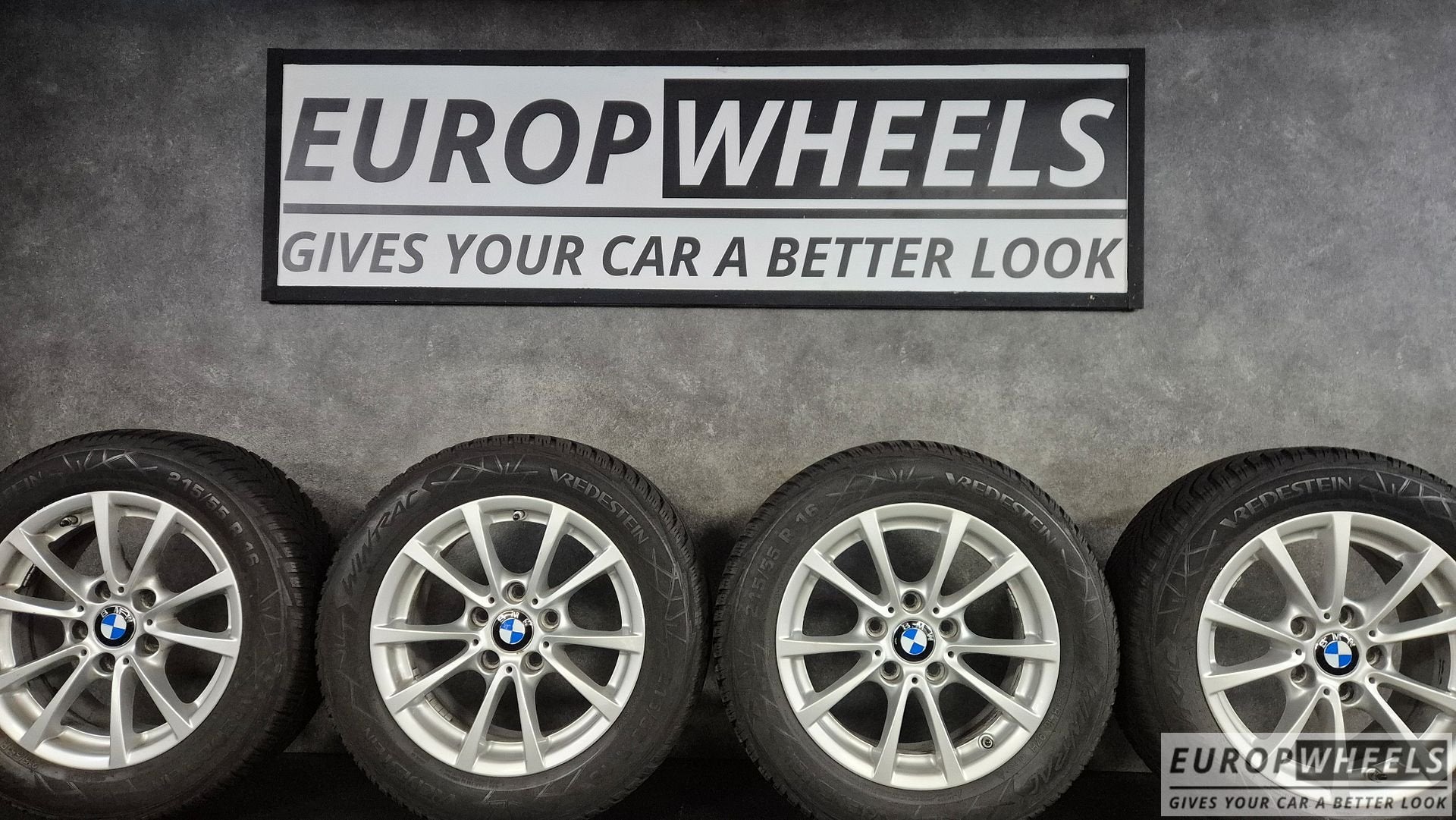 16 inch BMW 3 Serie F30 F31 F32 4 Style 391 winterbanden, Auto-onderdelen, Banden en Velgen, -, Banden en Velgen, Gebruikt, 215 mm