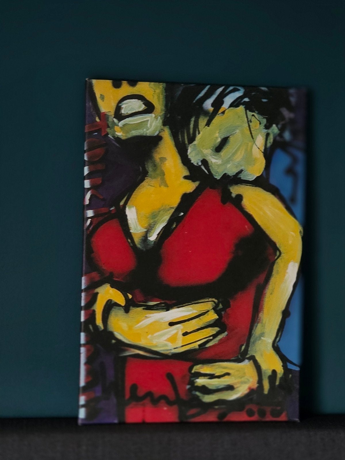 Herman Brood Canvas Blokker Collectie - Figuren, Ophalen, Figuren, Op houten frame, Print