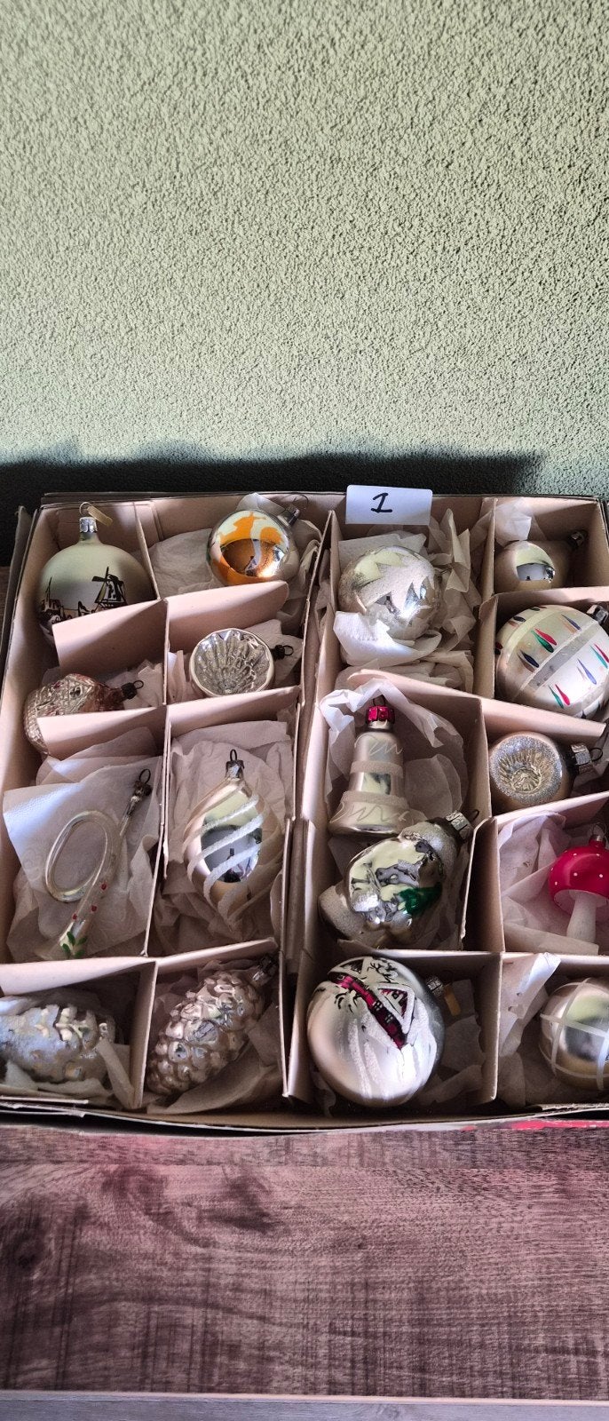 vintage antieke kerstballen figuren, Diversen, Ophalen of Verzenden
