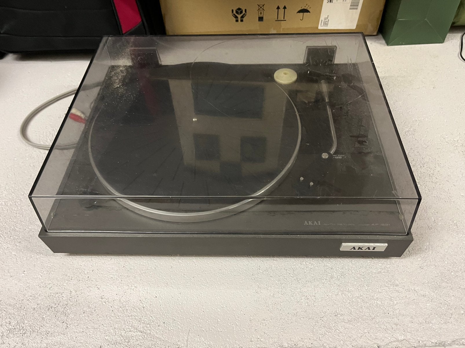 Akai platenspeler, Ophalen, Gebruikt, Akai