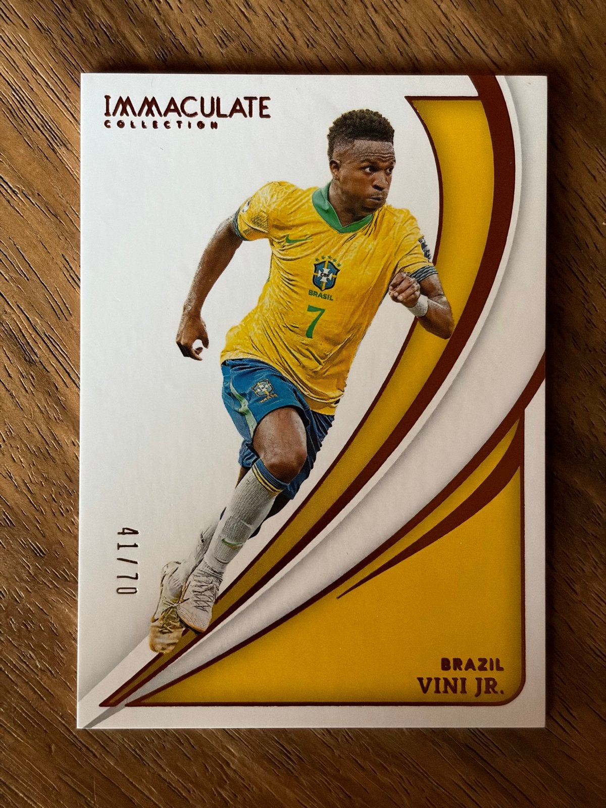 Vini Jr. Immaculate Collection Voetbalkaart (41/70), Verzenden, Zo goed als nieuw, Buitenlandse clubs, Spelerskaart