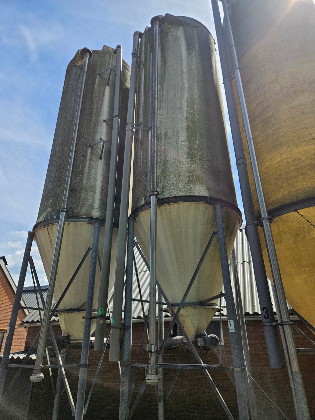 Melkpoeder silo's, Ophalen, Vee